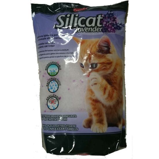 Padovan Silicat Lavender - силиконова котешка тоалетна лавандула 2.2 кг.5 л.