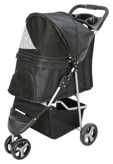 Trixie Buggy - Количка за кучета - 33х53х55 см. до 11 кг. - черна