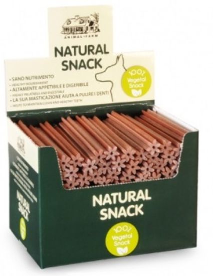 Camon Spazzolini Natural Snack - червен, дентален снакс, лакомство за кучета, х 18 см