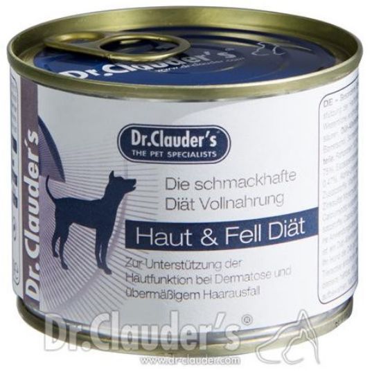 Dr. Clauder's FSD Fur and Skin Diet - терапевтична диетична храна за здрави кожа и козина при кучета с дерматити, 400 гр