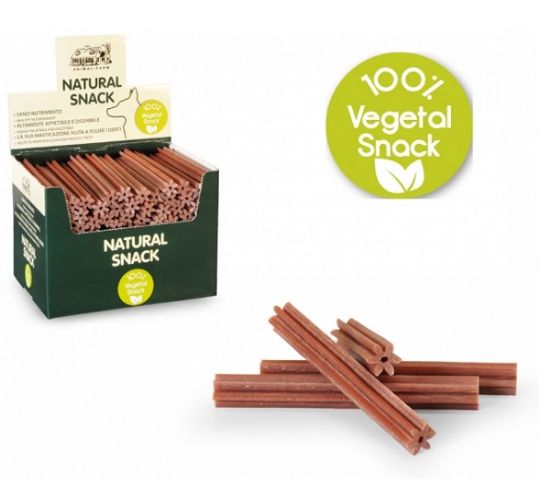 Camon Spazzolini Natural Snack - червен, дентален снакс, лакомство за кучета, х 24 см