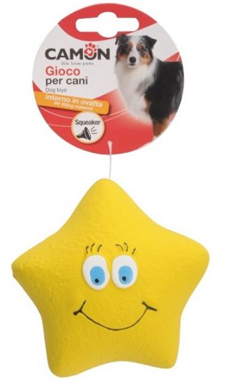 Camon - Играчка за кучета, латексовa звезда 9 см.