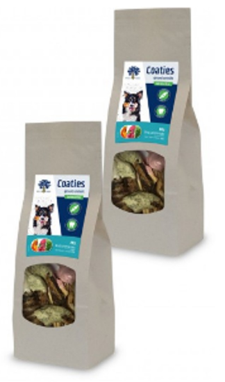 JR Farm Coaties Mix-Blue Tree - Holi Bones - Неустоим кожен кокал за кучета-микс от говеждо, агнешко и пилешко месо 100 гр