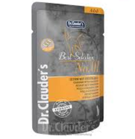 Dr. Clauder's Best Selection Adult Chicken With Cranberries-храна за възрастни котки с пиле и червена боровинка, 85 гр.