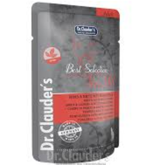 Dr. Clauder's Best Selection Adult Beef&Duck With Potatoes-Храна за възрастни котки с говеждо, патица и картофи, 85 гр.