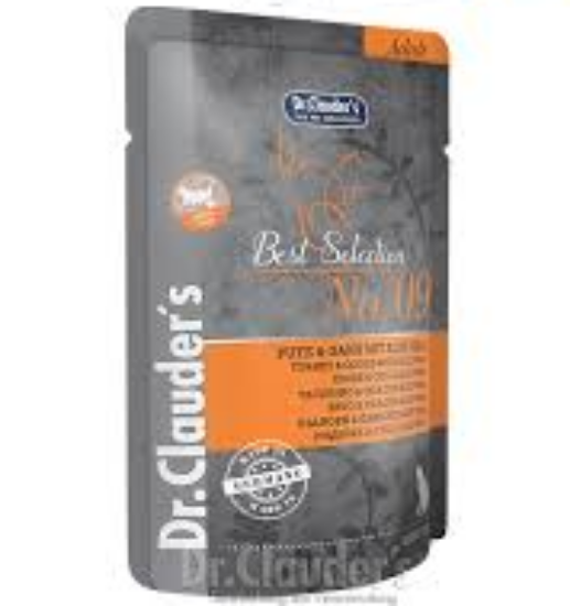 Dr. Clauder's Best Selection Adult Turkey&Goose With Aloe Vera-Храна възрастни котки с пуйка, гъска и алое вера, 85 гр.