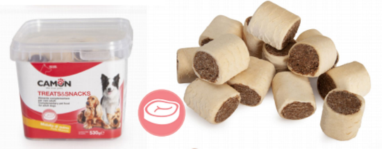 Camon Pork marrow dog biscuits -Деликатесни бисквитки със свинско месо, 530 гр