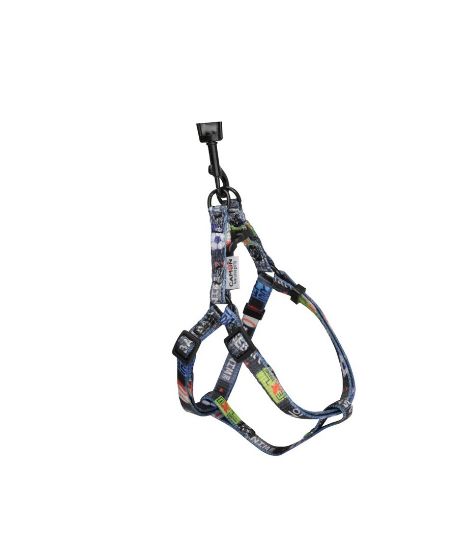 Camon Dog harness and leash Sport - Комплект нагръдник с повод за кучета от мини и малки породи , 10/1200 мм.
