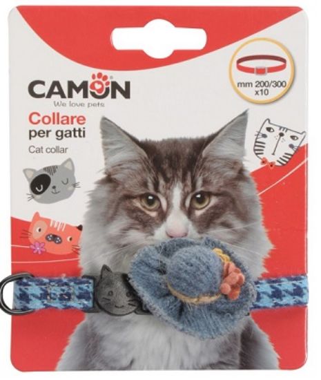 Camon cat collar - Регулируем нашийник за котки с декорация, 20-30 см./10 мм.- 1 брой