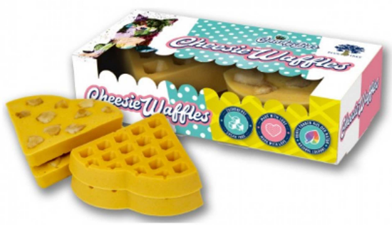 Blue Tree Cheesie Waffles - Лакомство за кучета, вкусни вафли със сирене, без захар, в пакет