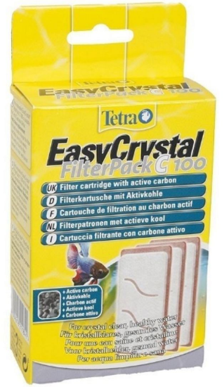 Tetra Easy Crystal Filter Pack C100 - Подходящ за аквариумен филтър Tetra Cascade Globe