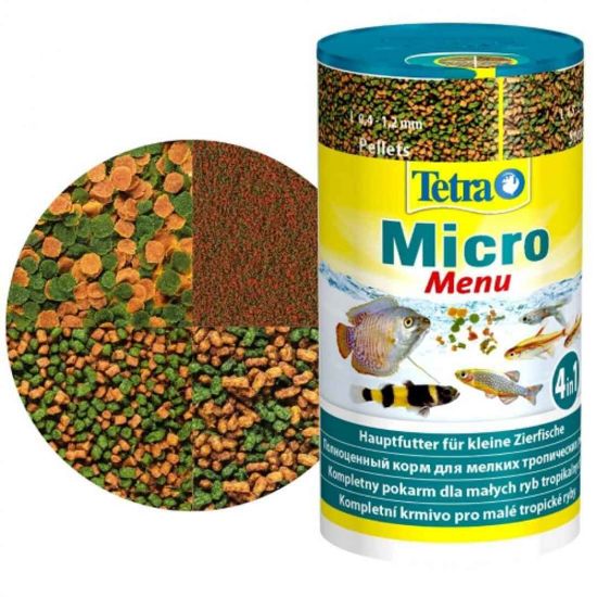 Tetra Micro Menu - Храна микс меню за малки декоративни рибки 100 мл.
