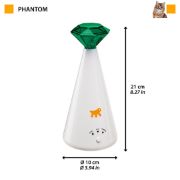 Ferplast Phantom - Забавна играчка за котки - кристален лазер, 10 / 21 см. 2