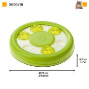 Ferplast Interactive cat toy - Интерактивна котешка играчка с пространства за лакомства,Ø 23 x 4,2 см. 2
