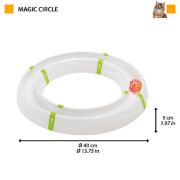 Ferplast Typhon - Забавна котешка играчка, магически кръг с топче, 40/ 5 см. 2
