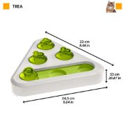Ferplast Trea - Интерактивна играчка за котки и кучета с пространство за лакомства, 24,5 x 22 x h 6 см. 2