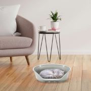 Ferplast Siesta Deluxe 2 dark grey - пластмасово легло за котки и кучета 43 x 28 см 3