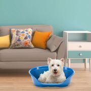 Ferplast Siesta Deluxe 4 blue - пластмасово легло за котки и кучета  цвят 54 x 35 см бежово 3