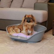 Ferplast Siesta Deluxe 4 dark grey - пластмасово легло за котки и кучета тъмно сив цвят 54 x 35 см 5