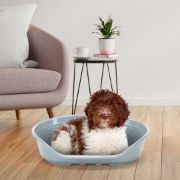 Ferplast Siesta Deluxe 8 dark grey - пластмасово легло за котки и кучета тъмно сив цвят 74 x 48 см 3