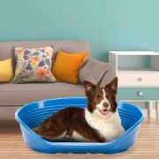 Ferplast Siesta Deluxe 10 - Пластмасово легло за кучета и котки, 84 x 55 см. бежово 3