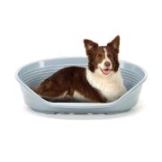 Ferplast Siesta Deluxe 10 dark grey - пластмасово легло за котки и кучета тъмно сив цвят 84 x 55 см 4