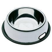 Ferplast Nova 80 - метална купа за храна или вода за кучета и котки 33,5 x 7,8 см - 2500 мл 1