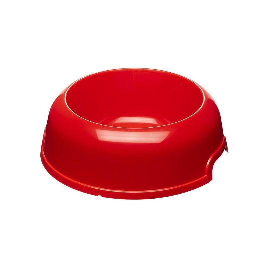 Ferplast Party 8 - червена, синя, бяла или лилава пластмасова купа за кучета за храна 23 x 7,7 см - 1000 мл