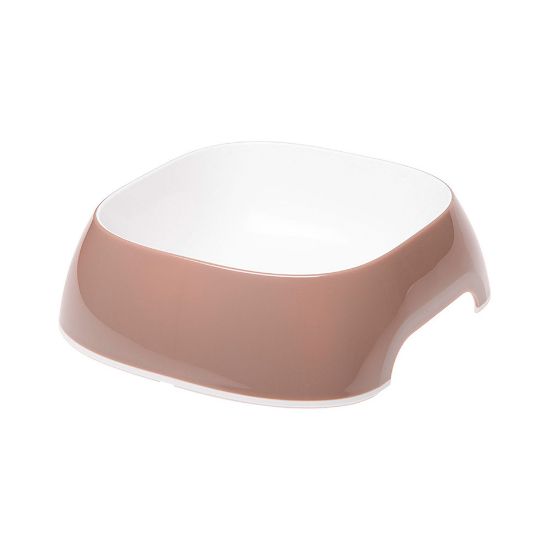 Ferplast Glam Bowl - Пластмасова купичка за кучета и котки за храна и вода, 400 мл. - цвят бежов