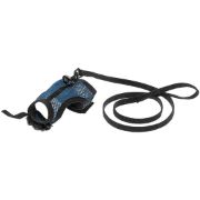 Ferplast Jogging Medium - Нагръдник с повод за средно големи гризачи, A: 12÷16 см. - B: 18÷23 см 10 мм. - син 1