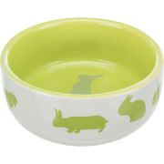 Снимка на Trixie bunny Bowl - Керамична купа за храна и вода за зайци 250 мл/ø 11 см. 2