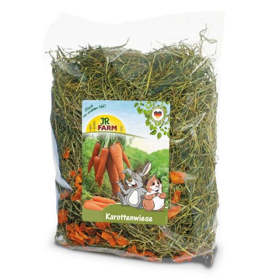 Jr Farm Морковена поляна — сено за гризачи с моркови, 0,5 кг