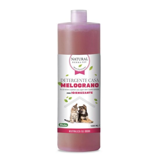 Natural Derma Pet Почистващ дезинфекциращ препарат — за дома, с аромат на нар, 1000 мл