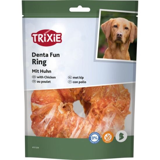 Trixie Пръстен с пилешко — беззърнесто лакомство за кучета, 110 г