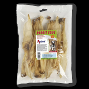 Antos Rabbit Ears — натурално лакомство за кучета, заешки уши, 100 г 1