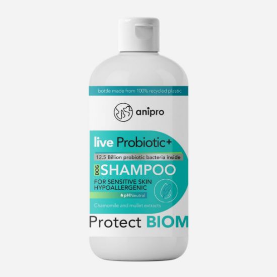 Anipro Live Probiotic+ Protеct Biom — пробиотичен шампоан за кучета за защита на микробиома, 1 л