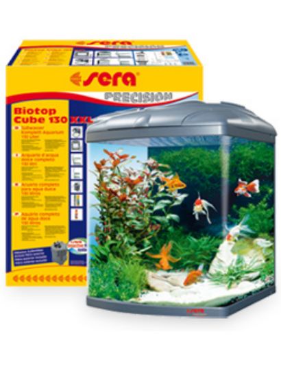 Sera Biotop Cube 130 XXL -Комплект сладководен аквариум, 130 л.