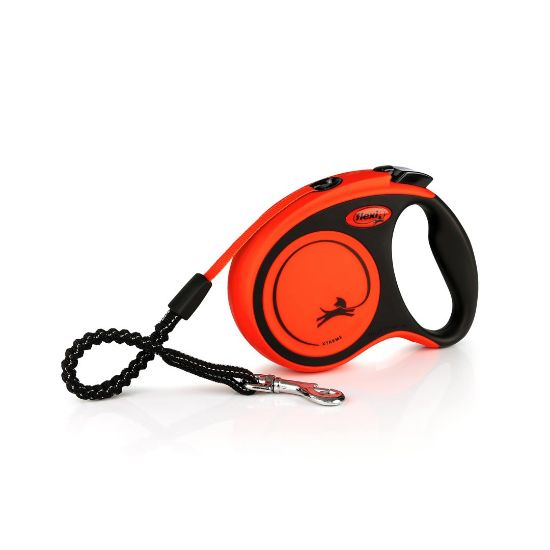 Flexi Xtreme Small - Най-здравият автоматичен повод в света за кучета, регулируема дръжка, 5 метра лента, до 20 кг.