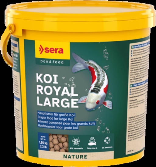 Sera Koi Royal large- Храна за Кои и други езерни риби 3800 мл.