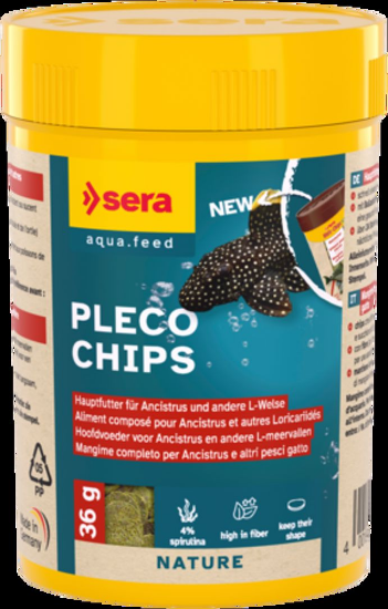 Sera Nature Wels Chips - Храна за придънни рибки с върба и елша 100 мл.