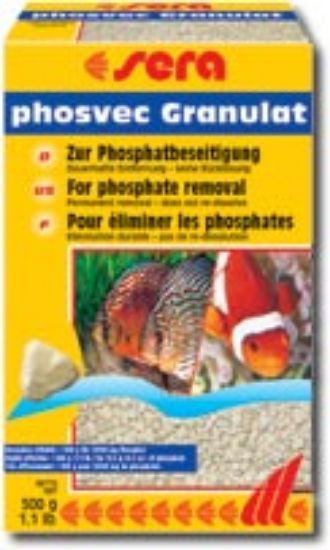Sera phosvec Granulat - Премахва фосфатите, за сладководни и солени аквариуми 60 гр.