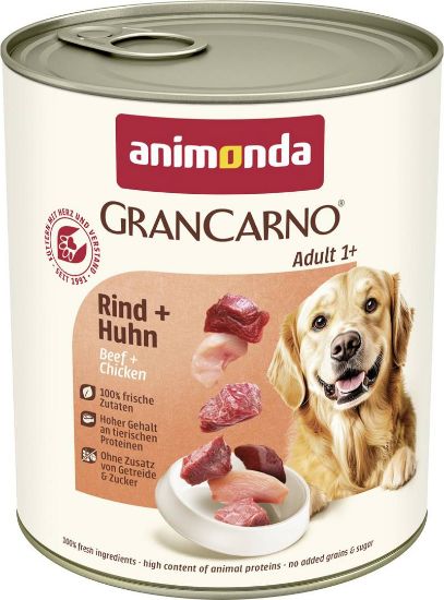 Animonda GranCarno Original Adult with Beef and Chicken -Консервирана храна за израснали кучета с телешко и пилешко месо, 800 гр