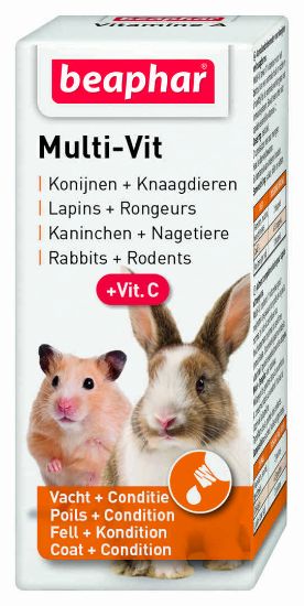 Beaphar Multi Vit - Мултивитамини за зайци и други дребни животни 20 мл.