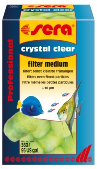 Sera crystal clear Professional-Филтърен материал ,за кристално прозрачна вода,12 бр достатъчни за до 360 лв вода,може да се пере и ползва повторно