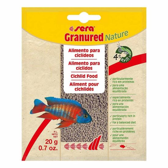 Sera Granured Nature - Храна за цихлиди 20 гр.
