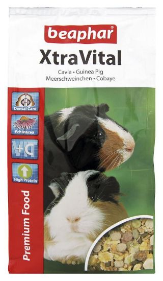 Beaphar XtraVital -Висококачествена храна за морски свинчета с витамин C 2.5 кг.