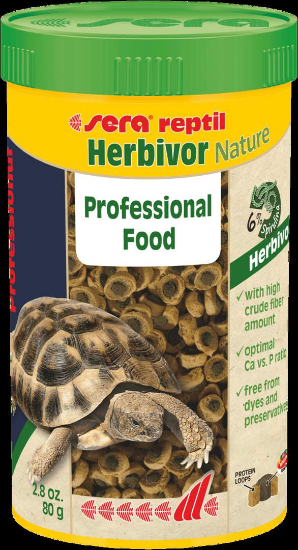 Sera Professional Herbivor -Храна за растителноядни влечуги - костенурки, игуани и др. 250 мл.