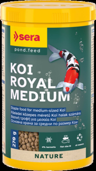 Sera Koi Royal medum - Храна за Кои и други езерни риби 1000 мл.