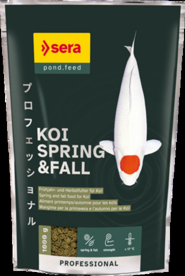 Sera koi Professional spring and autumn food- Храна за ежедневно хранене на кои и други езерни риби при температури на водата под 17 градуса 500 гр..