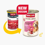 Animonda GranCarno Original Adult with Multimeatcocktail -Консервирана храна за израснали кучета с три вида месо, 400 гр 2